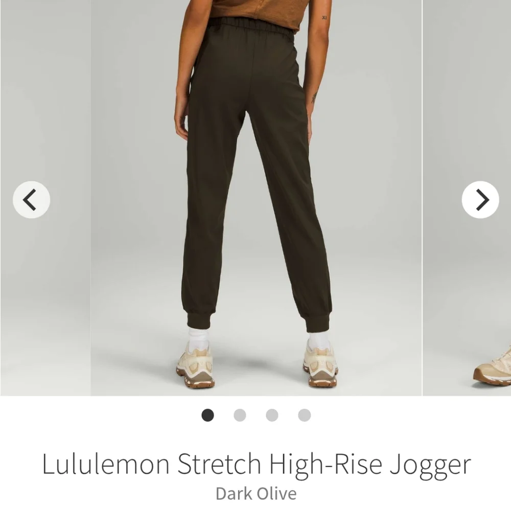 Lululemon Stetch High-Rise Jogger in Dark Olive EUC - Picture 2 of 8